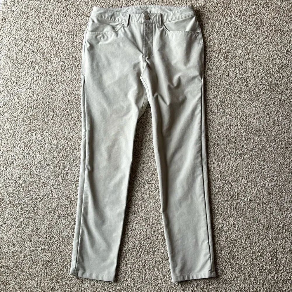 Lululemon Men’s ABC Light Tan Utilitech Abrasion Resistant Slim Fit Pants 30